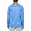imageColumbia Mens PFG Terminal Tackle Long Sleeve ShirtVivid Blue HeatherBright Nectar Logo