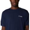 imageColumbia Mens PFG Triangle Fill Tech Tee Short SleeveCollegiate NavyRed Spark Kona