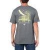 imageColumbia Mens PFG Uncharted Graphic TeeShark HeatherPfg Swamp Shack