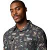 imageColumbia Mens PFG Uncharted Printed Short Sleeve ShirtShark Everglades