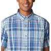 imageColumbia Mens Rapid Rivers II Short Sleeve ShirtBright Indigo Multi Plaid
