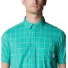 imageColumbia Mens Rapid Rivers II Short Sleeve ShirtElectric Turquoise Grid