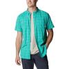imageColumbia Mens Rapid Rivers II Short Sleeve ShirtElectric Turquoise Grid