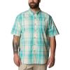 imageColumbia Mens Rapid Rivers II Short Sleeve ShirtIce Green Multi Plaid
