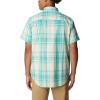 imageColumbia Mens Rapid Rivers II Short Sleeve ShirtIce Green Multi Plaid