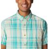 imageColumbia Mens Rapid Rivers II Short Sleeve ShirtIce Green Multi Plaid
