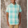 imageColumbia Mens Rapid Rivers II Short Sleeve ShirtIce Green Multi Plaid