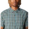 imageColumbia Mens Rapid Rivers II Short Sleeve ShirtShark Everyday Gingham