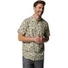 imageColumbia Mens Rapid Rivers Printed Short Sleeve ShirtDark Stone Vined