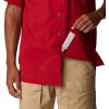 imageColumbia Mens Standard Slack Tide Camp ShirtArk  Red Velvet