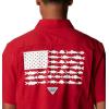 imageColumbia Mens Standard Slack Tide Camp ShirtArk  Red Velvet