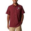 imageColumbia Mens Standard Slack Tide Camp ShirtFsu  Cabernet