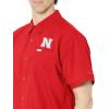 imageColumbia Mens Standard Slack Tide Camp ShirtNeb  Bright Red