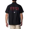 imageColumbia Mens Standard Slack Tide Camp ShirtUga  Black