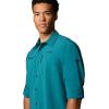 imageColumbia Mens Summit Valley Woven Long Sleeve ShirtRiver Blue