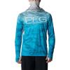 imageColumbia Mens Super Terminal Tackle Vent HoodieCool Green Pfg Camo Gradient