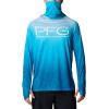 imageColumbia Mens Super Terminal Tackle Vent HoodieOcean Blue Terminal Techcamo