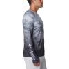 imageColumbia Mens Super Terminal Tackle Vent Long SleeveBlack Pfg Camo Gradient