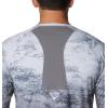 imageColumbia Mens Super Terminal Tackle Vent Long SleeveBlack Pfg Camo Gradient