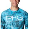 imageColumbia Mens Super Terminal Tackle Vent Long SleeveOcean Blue Deepwaters Camo
