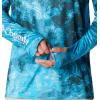 imageColumbia Mens Super Terminal Tackle Vent Long SleeveOcean Blue Deepwaters Camo