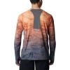 imageColumbia Mens Super Terminal Tackle Vent Long SleeveOrange Blast Pfg Camo Gradient