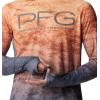 imageColumbia Mens Super Terminal Tackle Vent Long SleeveOrange Blast Pfg Camo Gradient