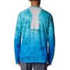 imageColumbia Mens Super Terminal Tackle Vent Long SleeveTurquoise Pfg Camo Gradient