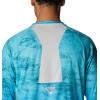 imageColumbia Mens Super Terminal Tackle Vent Long SleeveTurquoise Pfg Camo Gradient