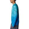 imageColumbia Mens Super Terminal Tackle Vent Long SleeveTurquoise Pfg Camo Gradient