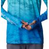 imageColumbia Mens Super Terminal Tackle Vent Long SleeveTurquoise Pfg Camo Gradient