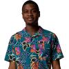 imageColumbia Mens Tech Trail Utility Printed Woven Short SleeveRiver Blue Pasteled