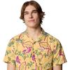 imageColumbia Mens Tech Trail Utility Printed Woven Short SleeveSand Dune Pasteled