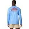 imageColumbia Mens Terminal Tackle PFG Fins and Stripes Long SleeveWhite CapFins  Stripes Trout