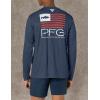 imageColumbia Mens Terminal Tackle PFG Fish Star Long SleeveCollegiate NavyWhite Trout