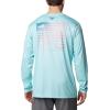 imageColumbia Mens Terminal Tackle PFG Fish Star Long SleeveGulf StreamCanyon Blue Marlin Gradient