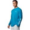 imageColumbia Mens Terminal Tackle PFG High Side Long SleeveBlue EchoPfg High Side Marlin