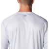 imageColumbia Mens Terminal Tackle PFG Super Fade Long SleeveCirrus Grey TechcamoBathymetric Super Fade