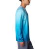 imageColumbia Mens Terminal Tackle PFG Super Fade Long SleeveOcean Blue TechcamoBathymetric Super Fade