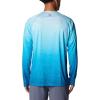 imageColumbia Mens Terminal Tackle PFG Super Fade Long SleeveOcean Blue TechcamoBathymetric Super Fade