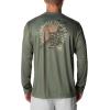 imageColumbia Mens Terminal Tackle PFG Tarpon Rise Long SleeveCypressTrout PrintAnadromous