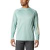 imageColumbia Mens Terminal Tackle PFG Triangle Long Sleeve ShirtAqua ToneKoi Logo
