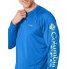 imageColumbia Mens Terminal Tackle PFG Triangle Long Sleeve ShirtVivid BlueKey West Logo