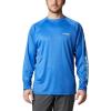imageColumbia Mens Terminal Tackle PFG Triangle Long Sleeve ShirtVivid BlueKey West Logo