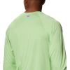 imageColumbia Mens Terminal Tackle PFG Triangle Long Sleeve ShirtVivid Purple HeatherWhite Logo