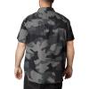 imageColumbia Mens Utilizer Printed Woven Short SleeveBlack Mod Camo