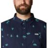 imageColumbia Mens Utilizer Printed Woven Short SleeveCollegiate Navy Camp Social