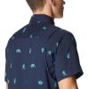 imageColumbia Mens Utilizer Printed Woven Short SleeveCollegiate Navy Camp Social