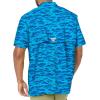 imageColumbia Sportswear Mens Trollers Best Short Sleeve ShirtBlue Macaw Bigmouth Print