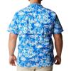 imageColumbia Sportswear Mens Trollers Best Short Sleeve ShirtBlue Macaw Festive Fishin Print